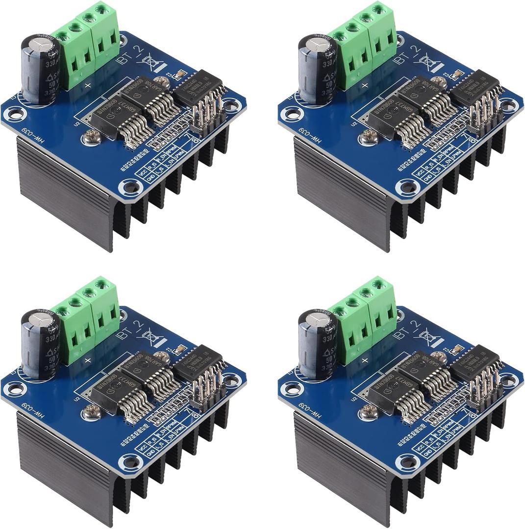 4PCS BTS7960 43A H-bridge Double High Power Motor Driver Module/Diy Smart Car Current Diagnostic