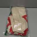 AVOIN colorlife Valentine's Day Love Heart Beige Red Throw Pillow Covers Set of 2, 18 x 18 Inch Anniversary Wedding Home Decor Couple Present Valentine Gift Cushion Case for Home Sofa Couch