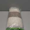 DeZerlor Boho Macrame Table Runner Christmas Farmhouse Woven Table Runner with Tassels 90 Inches Ivory& Burlap Brown Cotton Linen Kitchen Table Centerpiece for Dining Dresser Home Tea Table Decor (12" x 90")