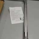 L-Shaped Angled Grab Bar 12x16 Inch Brushed Nickel Anti-slip Knurled Shower Handle Wall Mount, Stainless Steel Shower Bar for Seniors Injured Balance Support, Handicap Grab Bars for Bathtubs & Showers, Brushed Nickel