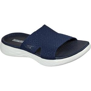 Skechers Women's On-the-go 600 Stretch Knit Slides Size 6,5, Navy