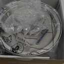 oneisall Stainless Steel Cat Water Fountain, 2L Water Fountains for Cats Indoor with Quiet Pump and 3 Replacement Filters, Pet Water Fountain Faucet Spout Design Cat Fountain Drinking Inside, PWF 001