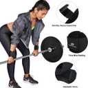 powerfeng Lifting Hooks for Weight Lifting: Weightlifting Hooks Wrist Straps Hand Grip Support for Deadlift Weightlifting Gym Gloves for Men & Women (Black)