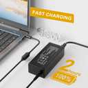 65W Charger Compatible with Inspiron 15 3520 3511 3530 3535 3501 3525 3000 3510 3540 3195 3520 5400 7590 3511 Laptop Power Supply Cord(Only for 4.5mmx3.0mm
