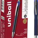 Uniball Jetstream RT Ballpoint Pens, Fine Point (0.7mm), Blue, 12 Pack
