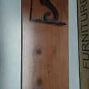 Solid Wood Floating Shelves for Wall with Metal Brackets, 24 Inch