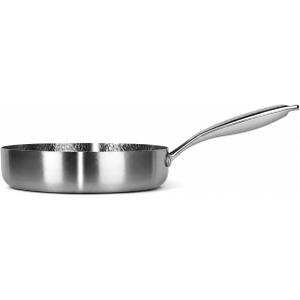 siraat Titanium Hammered Deep Pan Pro, PFAS Free Frying Pan 10.2"