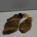 Beard Wig Men Long Curly Wig Golden Brown Wig with Beard Men's Halloween Costume Accessory Cosplay Party Wig (Golden Brown)