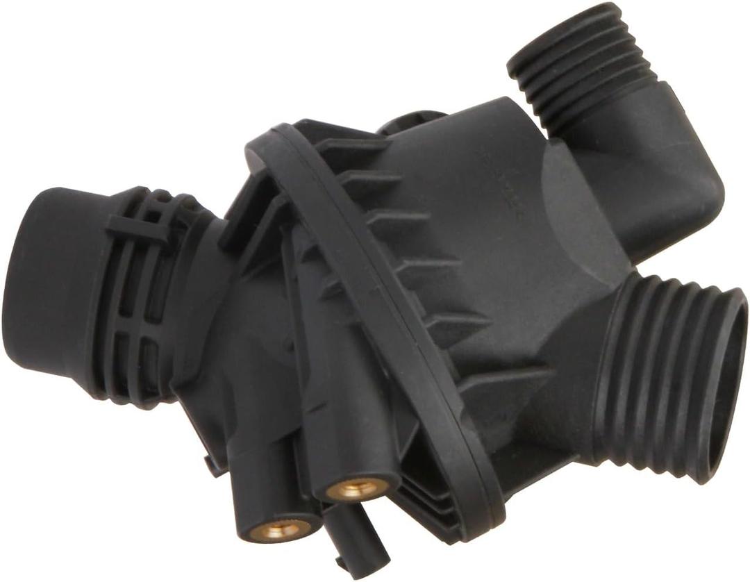MITZONE Engine Coolant Thermostat Assembly Compatible with 2011-2012 BMW X3 xDrive35i 2013-2017 X3 2015-2018 X4 Replace 11537586784