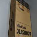 Art3dwallpanels 4 PCS Acoustic Panels, 24''x12'' Fabric Soundproof Wall Panels, Easy-Hook Mounting Sound Absorbing Panels for Studios, Office, Home Theater,Dark Grey