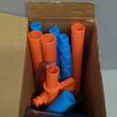 Outdoor Water Sprinklers with 4 T Ball Set for Toddlers Kids Ages 4-8,Summer Outside Sprinklers Play Equipment Baseball Game Lawn Yard Tee Ball Game for Boys Girls,Hose Connector Included (C)