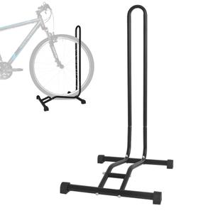 NUANYFXI Bike Stand Bike Floor Stand Single Parking Rack Stand for Mountain MTB Road Bicycles Indoor Garage Storage (Classic), black
