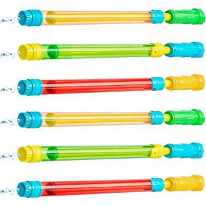 JOYIN 6 Pack Super Blaster Squirt Guns 16.5'' Summer Water Guns Swimming Pool Toys Beach Sand Water Fight Toys Party Favor