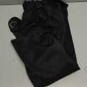 Floerns Women's Plus Size Contrast Lace Sheer Long Sleeve A Line Dress Square Neck Mini Dresses Black XX-Large Plus