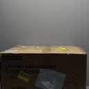 Counter Height Bar Stools Set of 3, 24 Inch Barstools for Kitchen Island Counter, Bonded Leather Kitchen Stools with Saddle Seats & Metal Base, Easy Assembly, Black