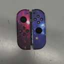 eXtremeRate DIY Replacement Shell Buttons for Nintendo Switch & Switch OLED, Nebula Galaxy Soft Touch Custom Housing with Full Set Button for Joycon Handheld Controller - Console Shell NOT Included