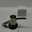 Turkish Coffee Maker, Turkish Electric Coffee Maker Machine, 5 to 6 Cup Brewing Capacity, Stainless Steel Electric Coffee Pot for Delicious Turkish & Greek Coffee, 600ML