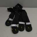 Idepet Dog Suspender Boots, Anti-Slip & Fall Waterproof Tall Shoes Legging for Small Medium Dog, Adjustable Suspender Boots for Winter Snow Rain Hiking Paws Protector, Size 2