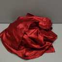 DECOLURE Satin Bed Sheets - 6 Piece Luxury Silky Queen Size Bedding Set - Softer Than Silk, Wrinkle-Free with 15 Deep Pocket Fitted Sheet, Perfect for Hair & Skin, Gifts for Women (Red)