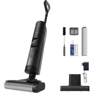 DREAME H12S Wet Dry Vacuum Cleaner, Cordless Vacuum Mop All in One for Hard Floors, Edge Cleaning with Dirt Detection, Hot Air Drying, Smart Floor Cleaner Great for Sticky Messes on Multi-Surfaces
