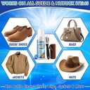 Suede Cleaner Kit for Shoes, 200ml Foam Shoe Cleaner with Brush and Towel, Deep Cleans Suede, Nubuck, Boots, Sneakers, Removes Stains, Dirt and Water Marks Safely (200ml)