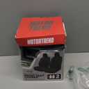 Motor Trend Hex Leatherette Seat Covers – Universal Fit Front Seat Protector for Cars, Trucks, SUVs – Premium Interior Protection, Easy to Install Automotive Upgrade, Black & Red Car Seat Cover