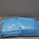 MED PRIDE Disposable Chux Pads 23in X 36in, Super Absorbent Bed Pads for Incontinence, Underpads for Adults, Kids, Pets (50 Count, Blue/White)