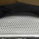 Stainless Steel Litter Box | XL Enclosed Cat Litter Boxes with Lid for Big Cats | High Sided, Anti-Urine Leakage | Non-Stick Bottom & Includes Litter Mat & Metal Scoop