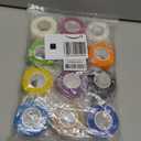 12Pack 1 x 5 Yards Self Adhesive Bandage Wrap, Elastic Self Breathable Self Adherent Wrap for Pets, Athletic Cohesive Bandage for First Aid, Sports Injury & Protection, 12Color