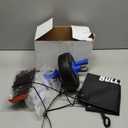 BULLTOOLS Drain Auger, 25FT Drain Clog Remover with Drill Adapter, Flexible Snake Drain Hair Removal Tool for Kitchen Sink, Bathtub, and Shower Comes with Gloves and Storage Bag (Bule)