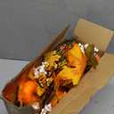 Palonu 6Ft Thanksgiving Artificial Fall Maple Leaves Garland, Hanging Fake Autumn Pumpkin with Berries Vine for Thanksgiving Halloween Fireplace Table Centerpiece Indoor Outdoor Party Home Decor (Orange Green)