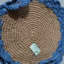 Folkulture Jute Placemats Set of 6, Scalloped Border - (13x19 Inch), 13.5 inches