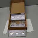 Yilaie Solar Fence Lights Outdoor-IP67 Waterproof 3000K/4500K/6500K,High Brightness LED Fence Lights Solar Powered,Solar Wall Light for Outside Backyard/Railing/Step/Patio/Stair Railings/Pool 4 Pack