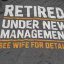 T Shirt Grey And White Retired Under New Mangment See For Details Size 3XL