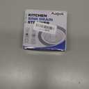 3 in 1 Universal Kitchen Sink Drain Strainer Stopper–304 Stainless Steel & Silicone Anti-Clog Basket,3-Layer Leak-Proof Ring for 3.5”US Standard Drains,Easy-Clean,Odor Isolation,No Installation