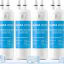 BOGDA W10295370A Water Filter Replacement Compatible with Whirlpool, Kenmore, and Maytag Replaces EDR1RXD1, WHR1RXD1, Filter 1, KAD1RXD1, P8RFWB2L, P8WB2L, P4RFWB, P5WB2L, 46-9081, 9930, 4 Packs