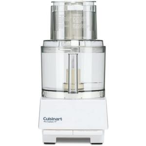 Cuisinart Cup Pro Custom 11 Food Processor With 625 Watt Motor And Extra Large Feed Tube allows For Whole Fruit And Vegetables, Additional Accessories Included For Even More Versatility, White