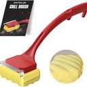 Grill Brush for Outdoor Grill, Bristle Free Grill Brush BBQ Grill Brush with Scraper, Steam Grill Cleaning Brush & Grill Cleaning Kit, BBQ Brush for Gas Charcoal Smoker Griddle, Gifts for Men Dad