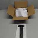 6 Pack Floating Shelf Brackets, 6 Inch Heavy Duty Industrial Shelf Bracket, Black Metal L Brackets for Shelves Support DIY(1/5 Inch Thicked)