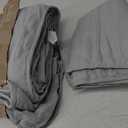 WDCOZY Cal King Size Bedding Set, Oversized Light Grey Quilted Bedspread with 2 Pillow Shams, Soft Lightweight Coverlet, All Season, 3 Pieces, 118 x 106 Inches