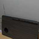 CloudTrip Laptop Desk for Bed or Couch, Lap Desk, Woking in Bed Desk, Home Office Desks, Breakfast Tray, Desk with Cup Holder, Watching Movies in Bed, Laptop Stand for Bed, Fordable Legs Desk (Black)