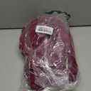COCOPEAR Women's Elegant Crossover One Piece Swimdress Floral Skirted Swimsuit Burgundy 2XL/ 14-16