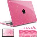 May Chen for M4 MacBook Air 13.6 inch Case 2025 2024 2023 2022 Release A3240 M3 A3113 M2 A2681, Plastic Hard Shell Case for MacBook Air 13.6" with Retina Display Fits Touch ID, Peach