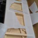 Dog Ramp for Bed, Non-Slip Pet Ramp with 5 Adjustable Heights, Portable Foldable Wooden 40" Long Pet Stairs for Small & Large Old Dogs & Cats - Lightweight & Easy Storage