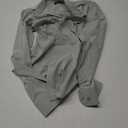 Men's Long Sleeve Button Up Shirts Solid Slim Fit Casual Business Formal Dress Shirt (Grey), Size XS