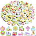 Geyoga 120 Pcs Easter Christian Bible Mini Eraser Jesus God Pencil Erasers 3D 12 Styles Puzzle Erasers for Sunday School Classroom Education Rewards and Prizes Church Stationery Easter Bag Filler