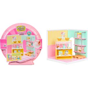 MGA's Miniverse Make It Mini Spaces Ice Cream Shop, Building Set, Customize, DIY Crafts, Rooms, Hobby, Collectors, Display, Gifts, 8+
