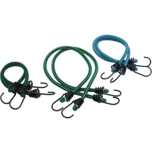 Coghlan's Assorted Bungee Cords 6-Pack - Durable Elastic Cords for Secure Camping Gear, Outdoor Activities & Storage Solutions