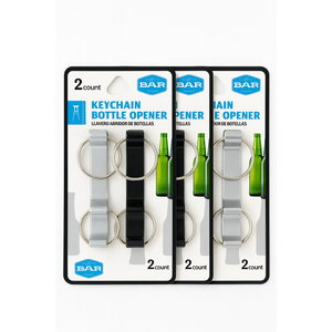 The Bar Keychain Bottle Opener, 2 count,3 pcs