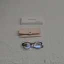 FONHCOO Blue Light Blocking Glasses Fashion Round TR90 Frame Transparent Eyewear Anti UV Computer Glasses for Women Men